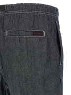 Gramicci Blue Cotton Bermuda Shorts