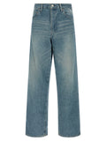 SSSTEIN Blue Cotton Jeans Denim