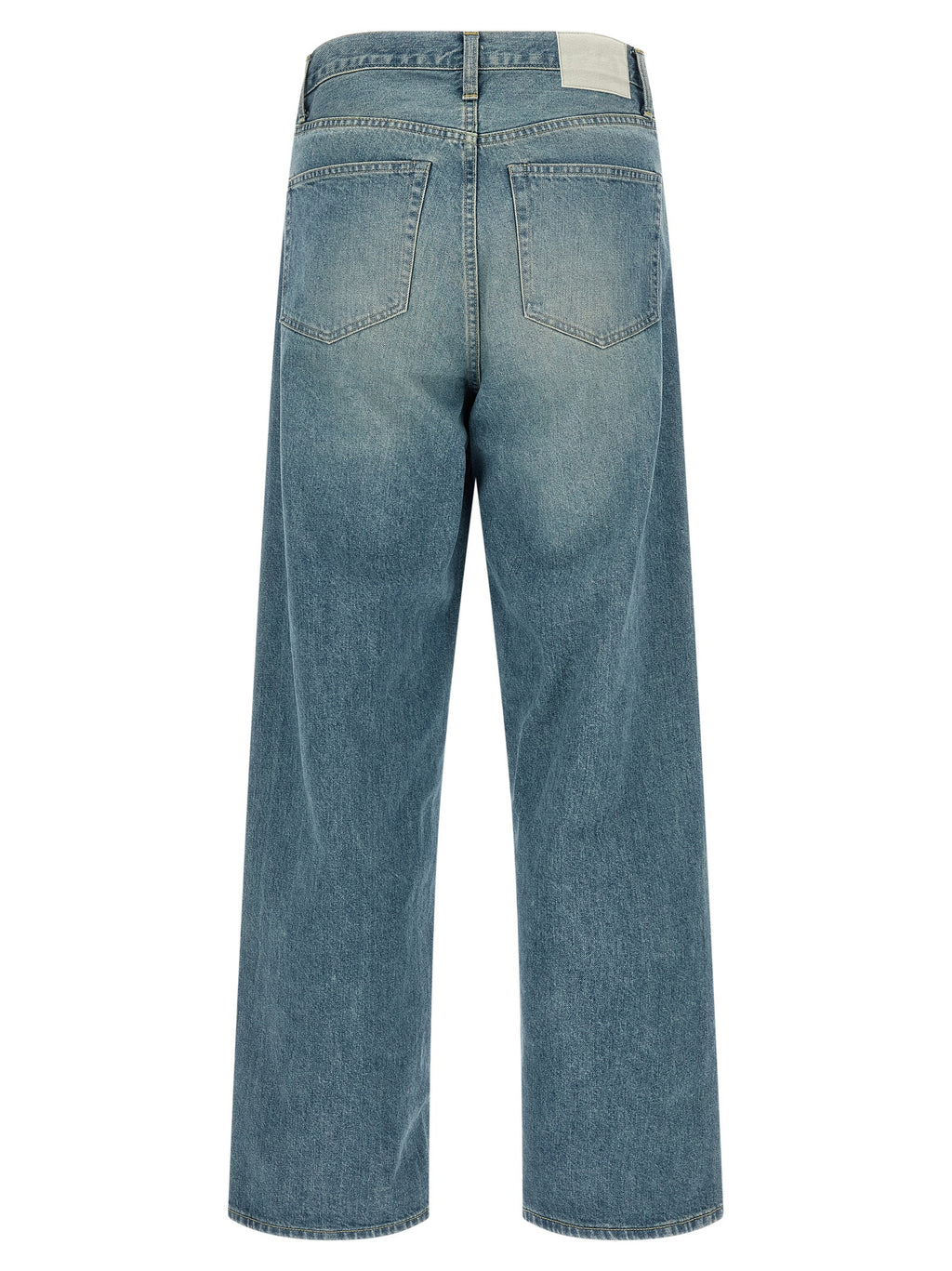SSSTEIN Blue Cotton Jeans Denim