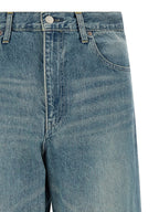 SSSTEIN Blue Cotton Jeans Denim