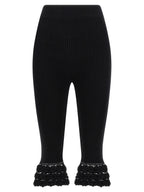 Ganni Black Organic Cotton Casual Pants