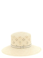 Beige Fabric Sunhat