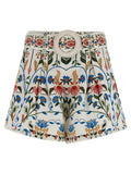 FARM RIO Multicolor Cotton Bermuda Shorts
