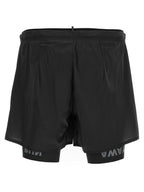 SATISFY Black Nylon Bermuda Shorts