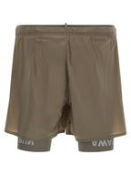 SATISFY Brown Nylon Bermuda Shorts
