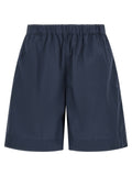XACUS Blue Cotton Bermuda Shorts