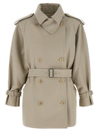 Max Mara Beige Cotton Coat