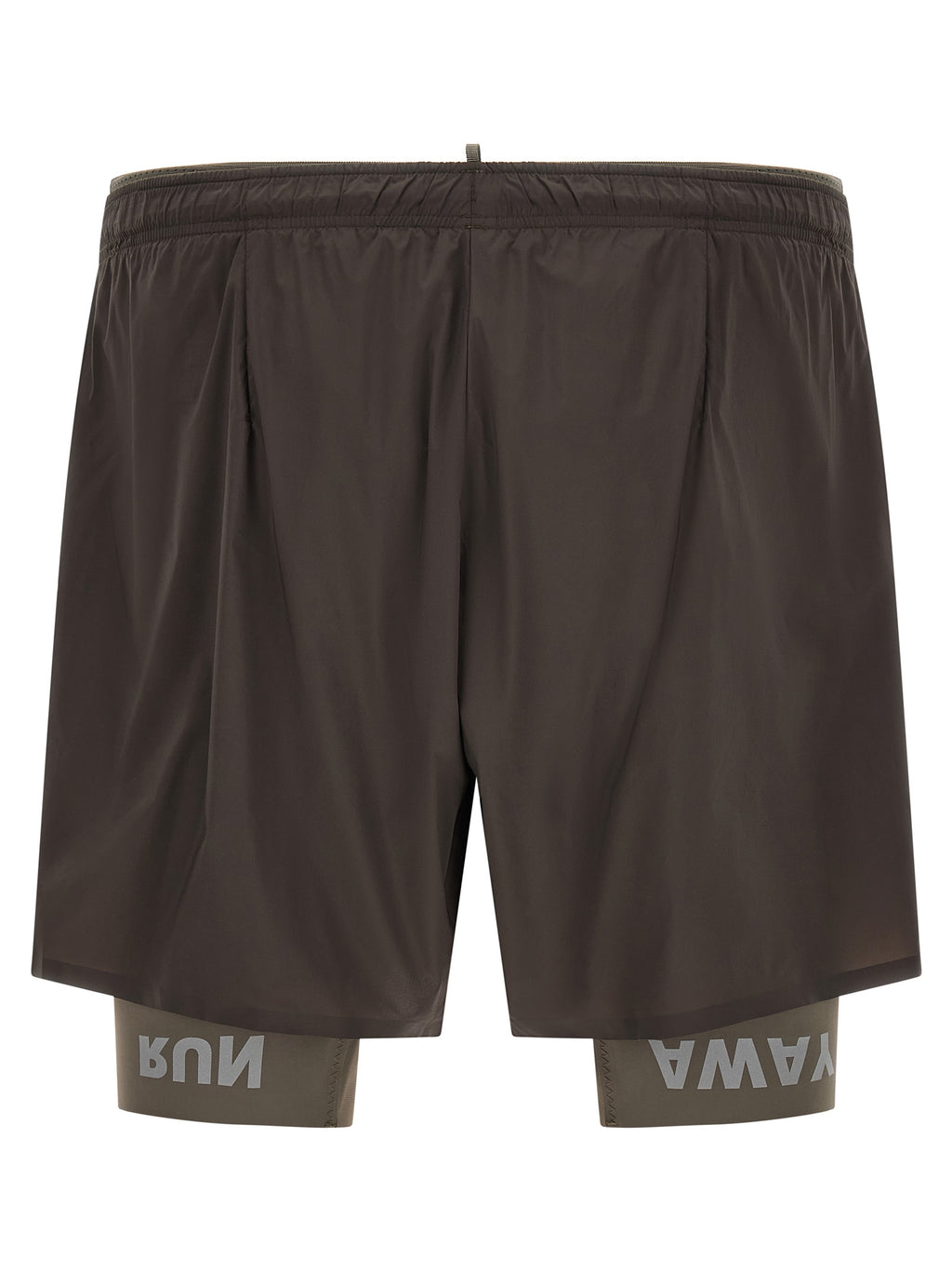 SATISFY Gray Nylon Bermuda Shorts
