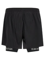 SATISFY Black Nylon Bermuda Shorts