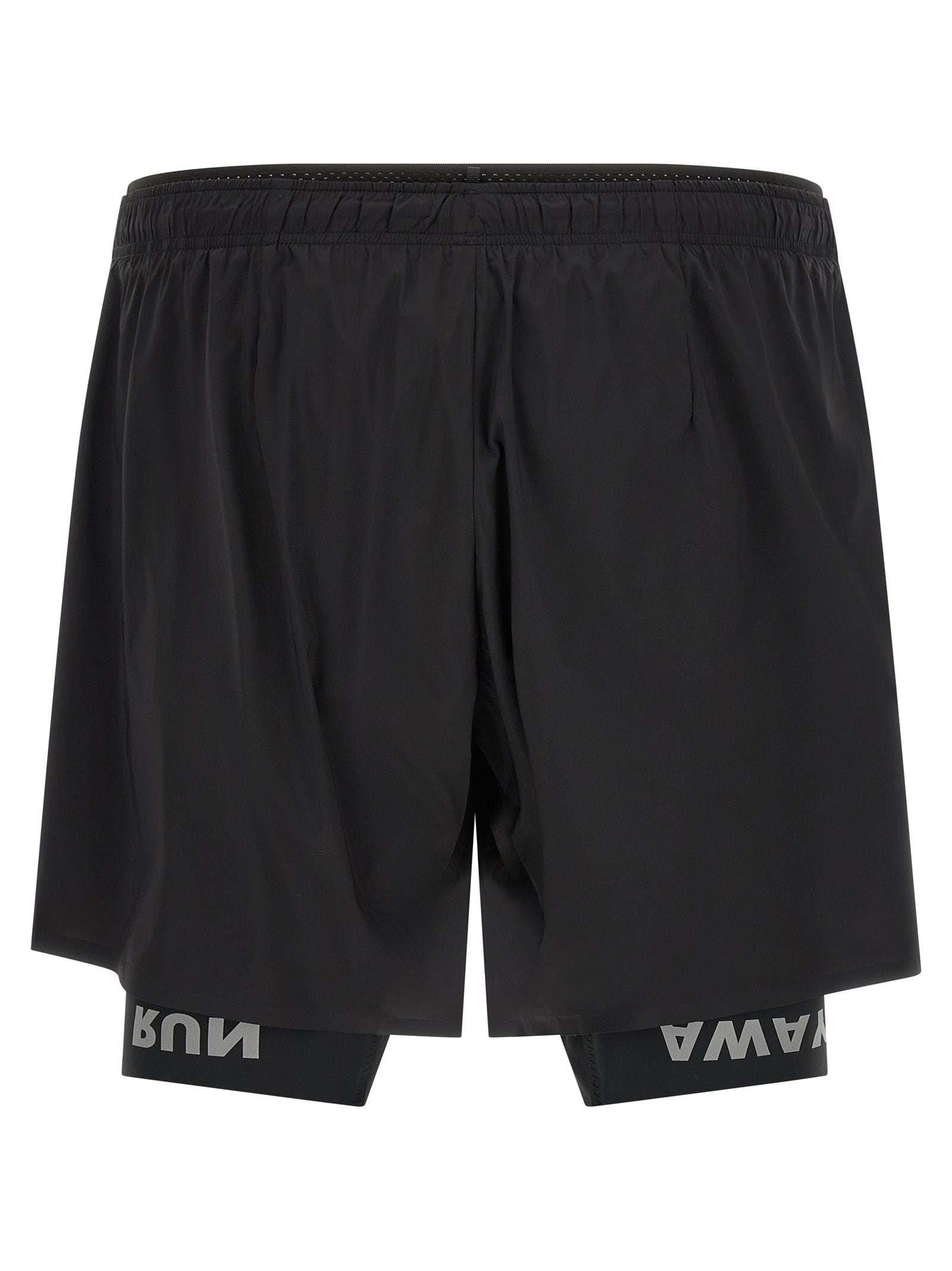 SATISFY Black Nylon Bermuda Shorts