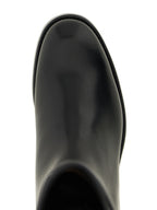 Church's Black Calfskin Over The Knee