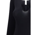 Black Polyamide Bodysuit