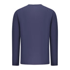 Blue Cotton Men's T-Shirt