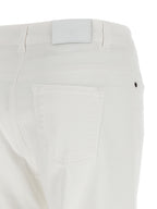 Twinset White Cotton Flared Jeans