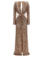 Elisabetta Franchi Multicolor Polyester Long Dress