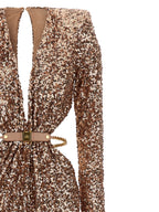 Elisabetta Franchi Multicolor Polyester Long Dress