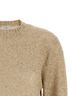 Brunello Cucinelli Gold Linen Cardigan