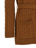 Valentino Garavani Brown Cashmere Cardigan