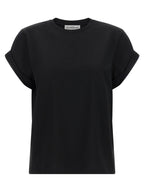 Victoria Beckham Black Cotton T-Shirt