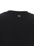 Victoria Beckham Black Cotton T-Shirt