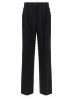 Dolce & Gabbana Black Virgin Wool Casual Pants