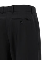 Dolce & Gabbana Black Virgin Wool Casual Pants