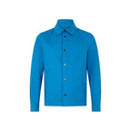 Herno Blue Cotton Shell Jacket