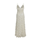 Nissa Beige Polyester Cocktail Dress