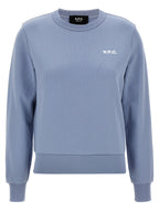 A.P.C. Blue Cotton Sweatshirt