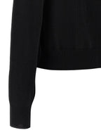 Maison Kitsuné Black Virgin Wool Cardigan