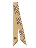 Beige Satin Foulard