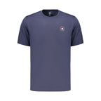 Blue Cotton Men's T Shirt