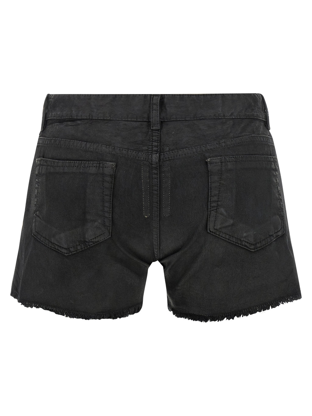 DRKSHDW Black Cotton Bermuda Shorts