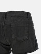 DRKSHDW Black Cotton Bermuda Shorts
