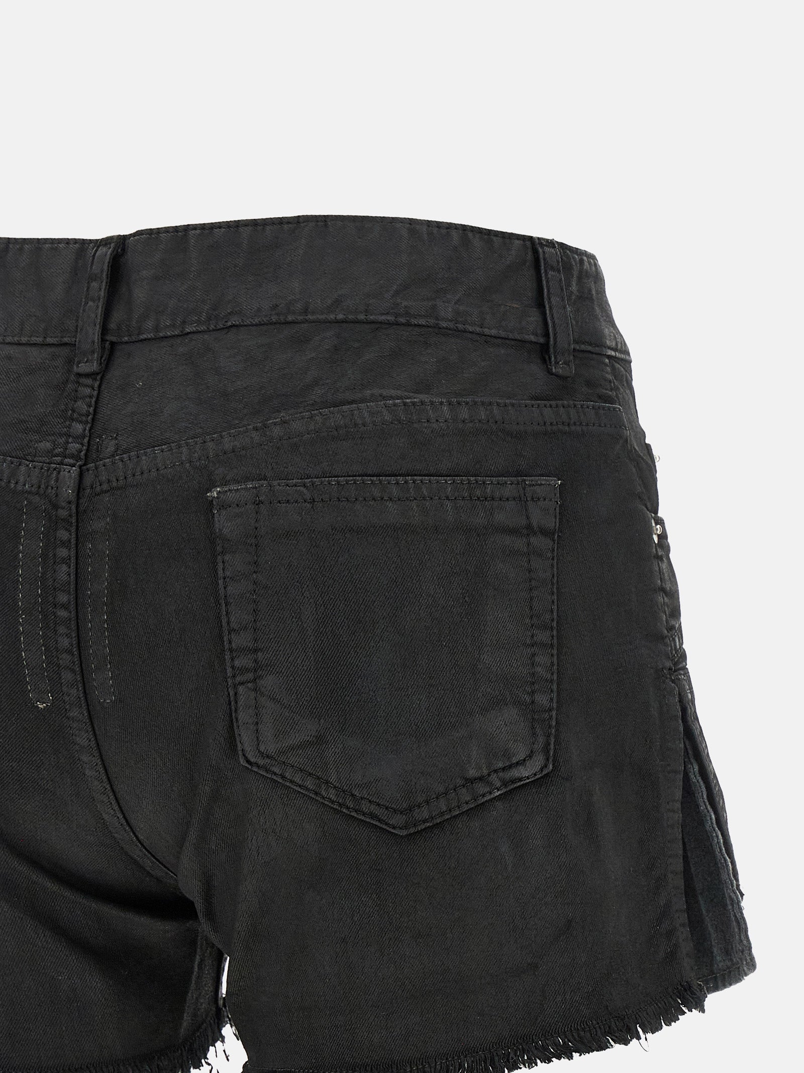 DRKSHDW Black Cotton Bermuda Shorts
