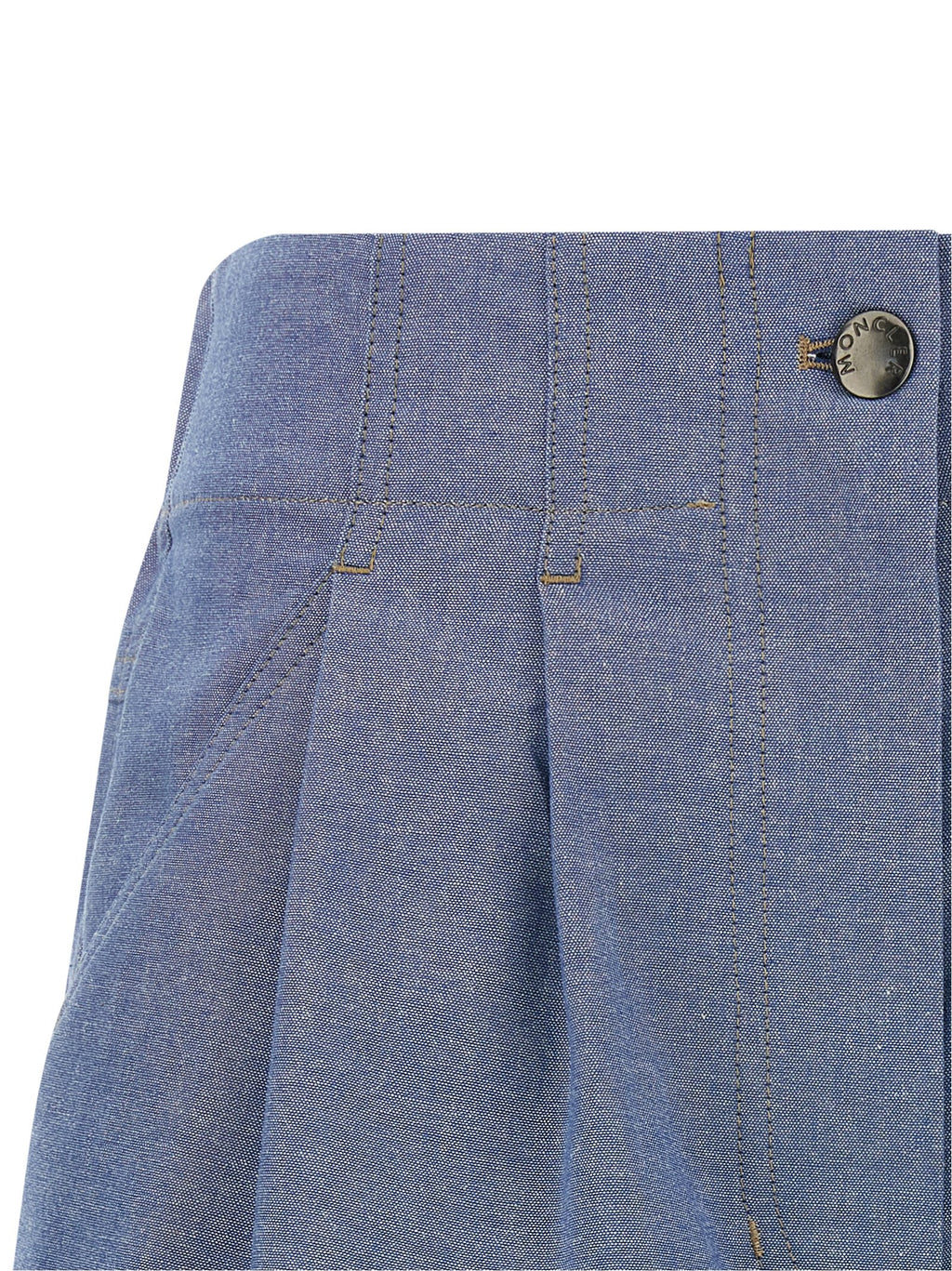 Bermuda-Shorts aus blauer Baumwolle