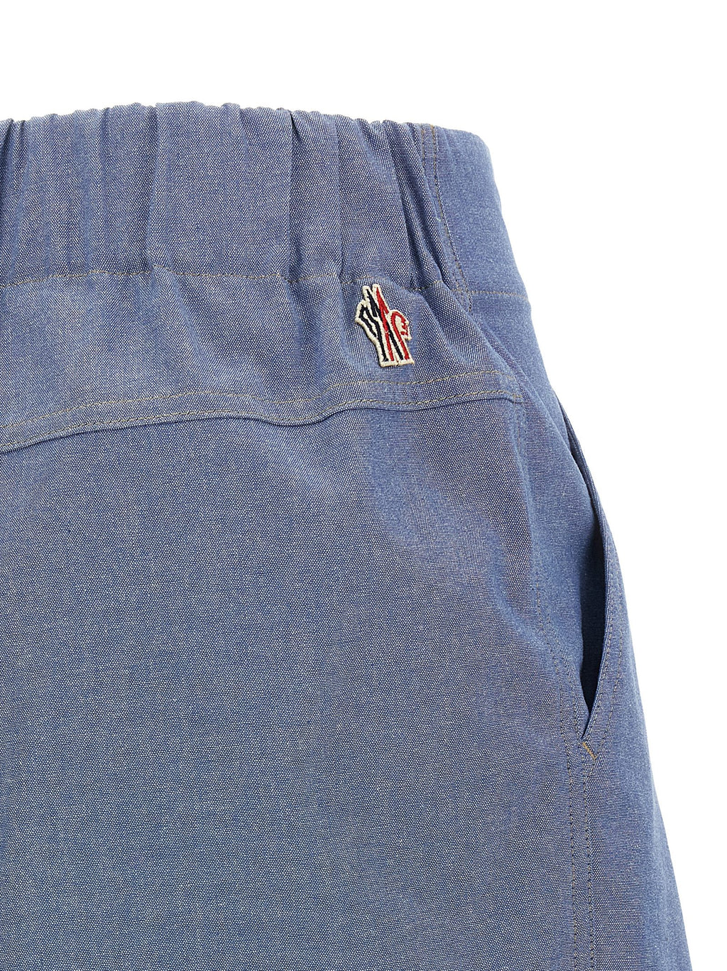 Bermuda-Shorts aus blauer Baumwolle