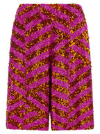 Dries Van Noten Multicolor Viscose Bermuda Shorts