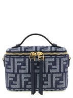 Fendi Blue Cotton Handbag