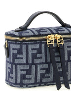 Fendi Blue Cotton Handbag