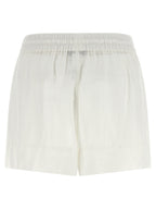 White Organic Cotton Bermuda Shorts