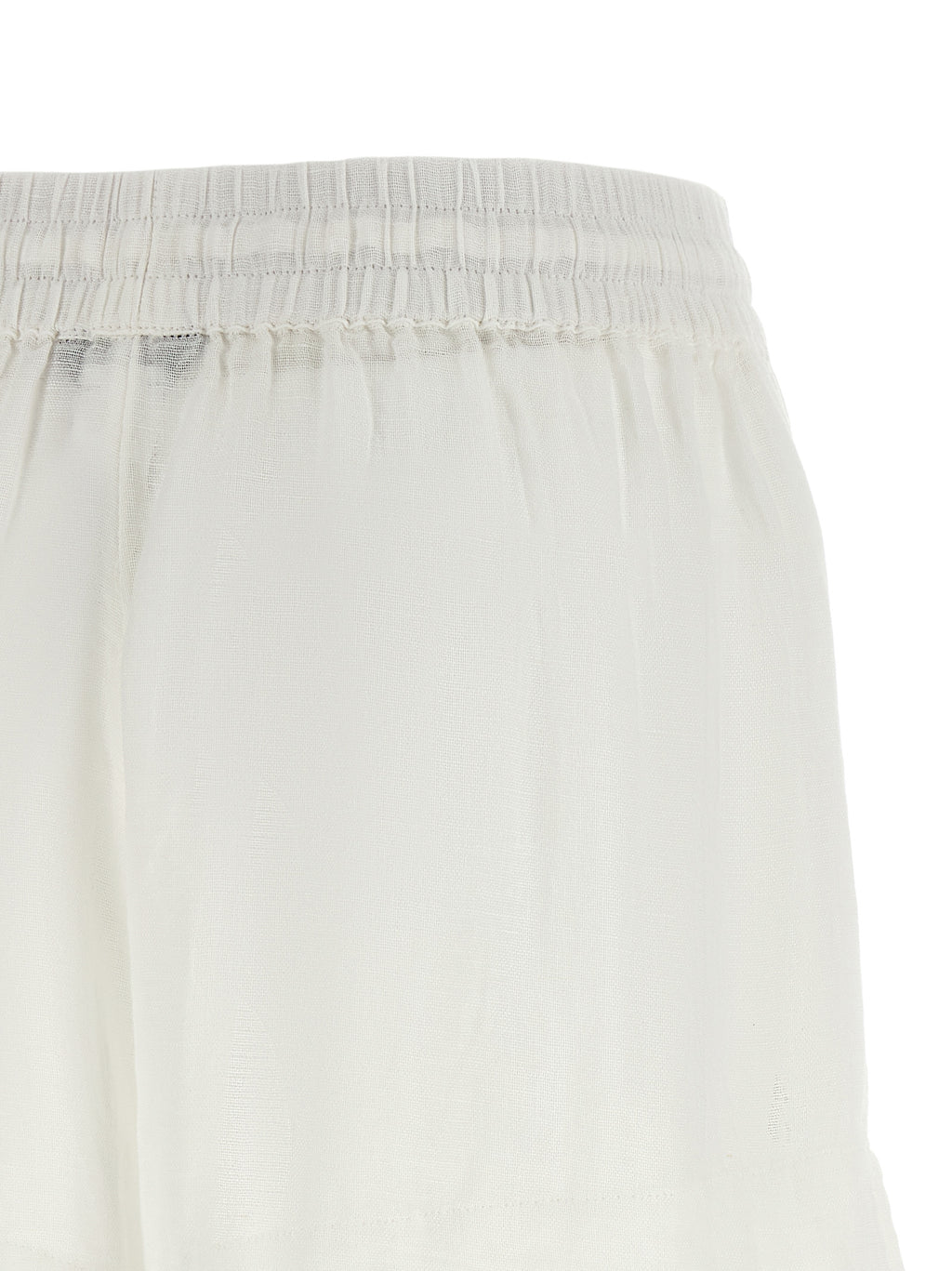 White Organic Cotton Bermuda Shorts