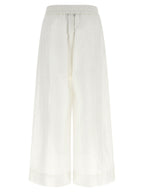 Polo Ralph Lauren White Linen Casual Pants