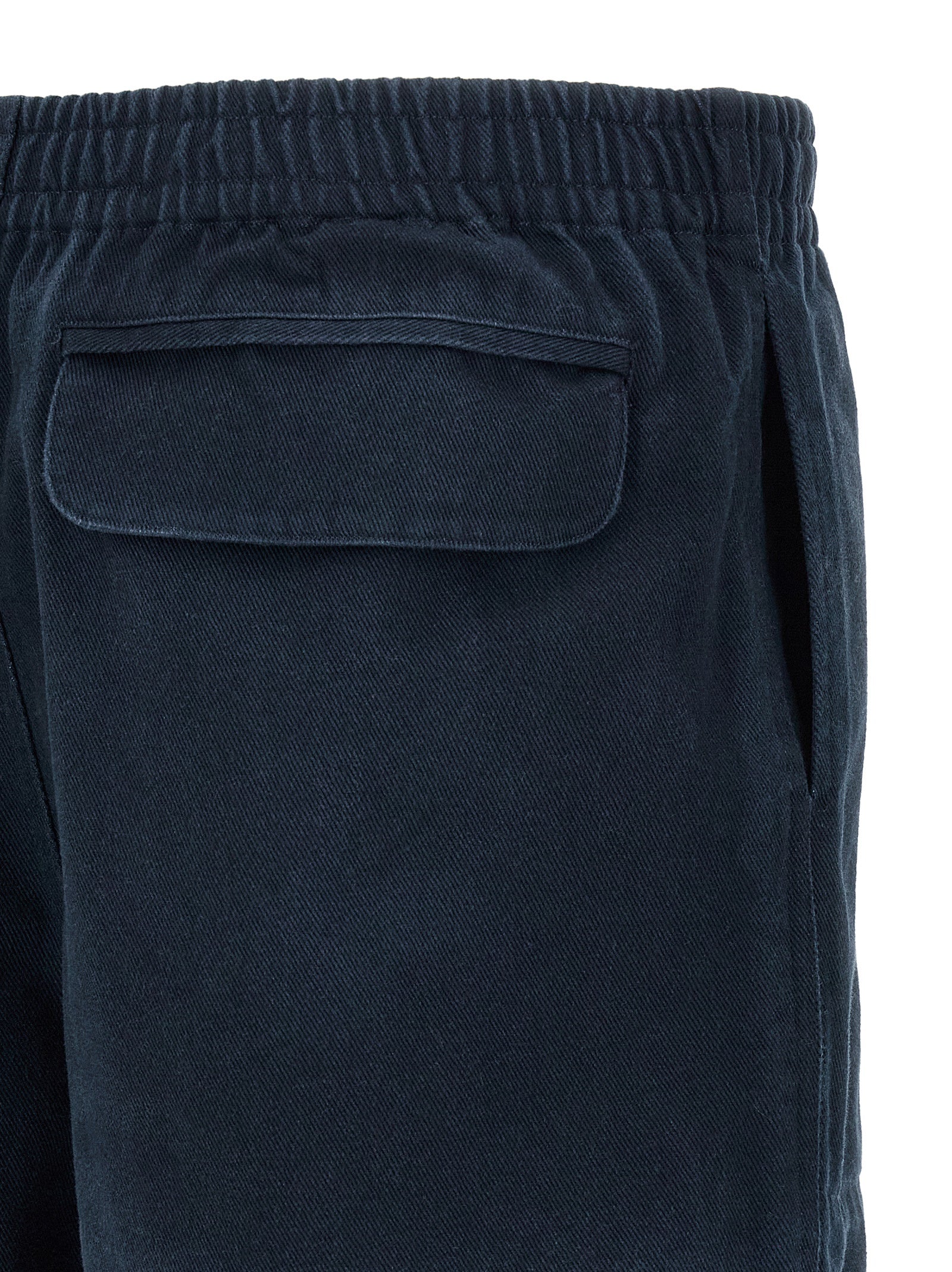 FOUND Blue Cotton Bermuda Shorts
