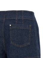 Zimmermann Blue Cotton Bermuda Shorts