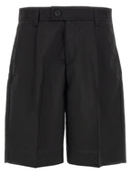 MFPEN Black Wool Bermuda Shorts