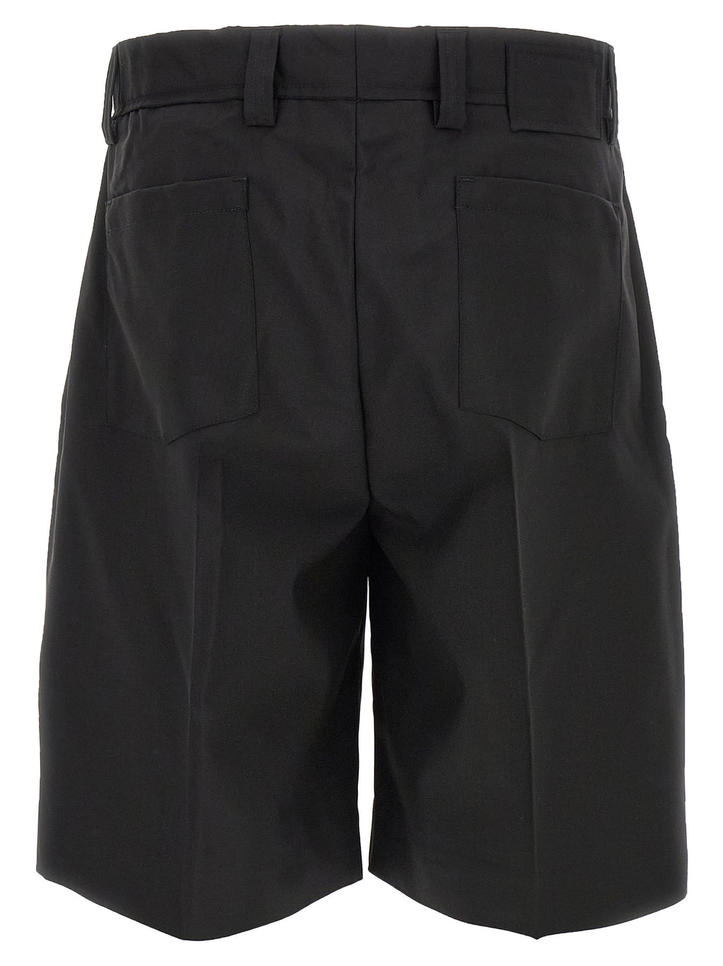 MFPEN Black Wool Bermuda Shorts