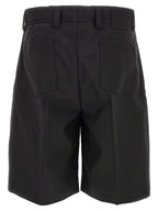 MFPEN Black Wool Bermuda Shorts