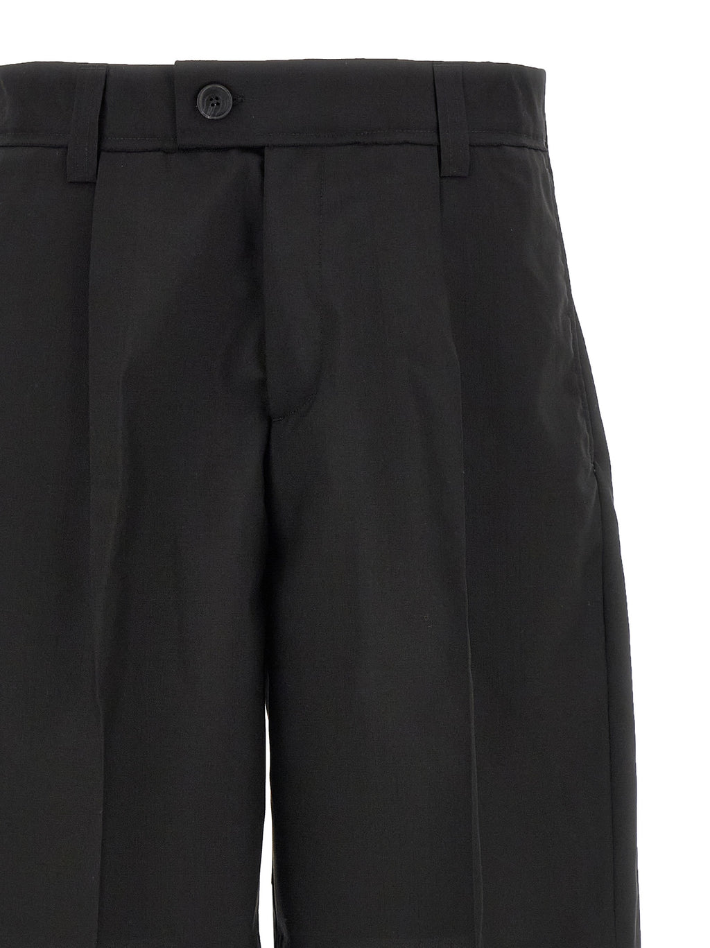 MFPEN Black Wool Bermuda Shorts