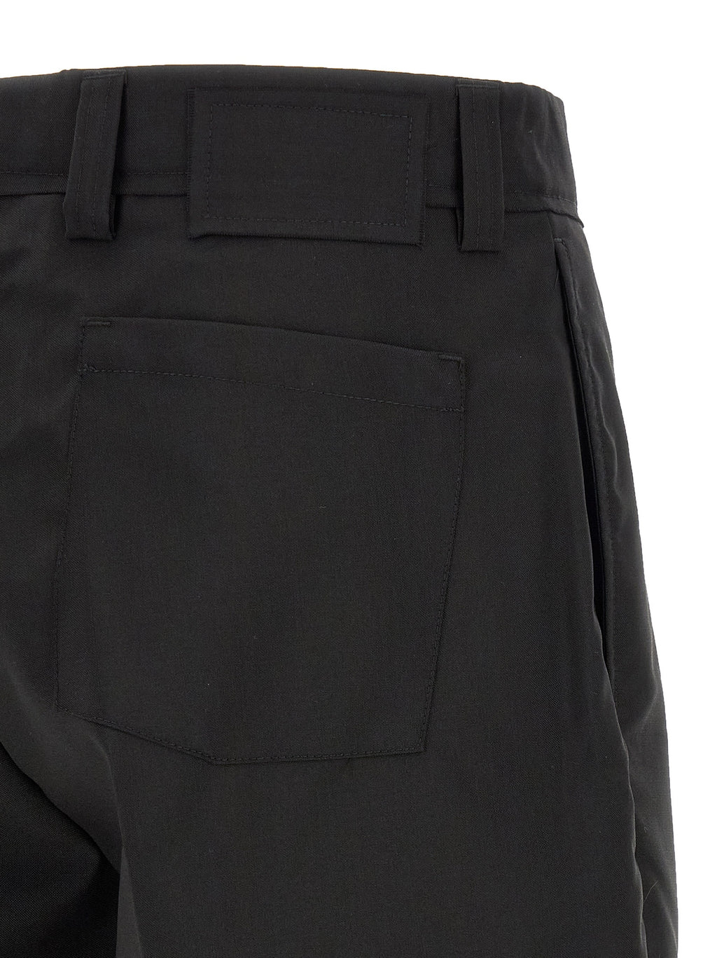 MFPEN Black Wool Bermuda Shorts